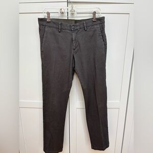 Allen Solly Mens Pants Size 32 x 37 Charcoal Chinos Office Casual